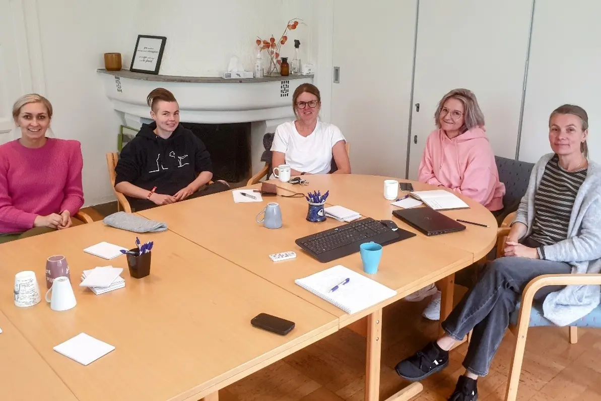 Trude Wallin Haugen, Rutha Kvist, Inger Hilde Vik, Monica Strand og Camilla Christensen Østvold