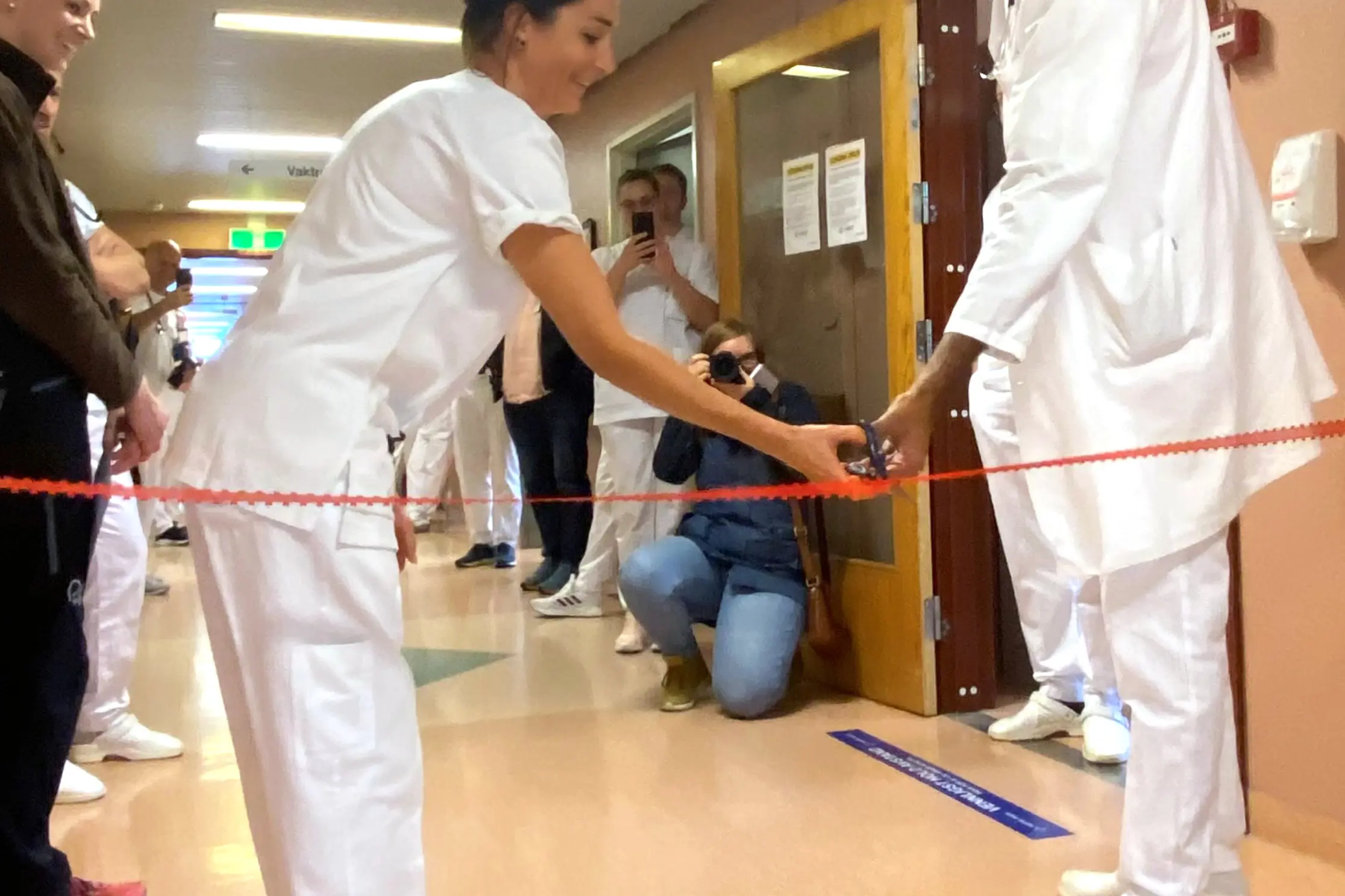 ÅPNING: Den nye hjerteenheten på Kongsberg sykehus ble offisielt åpnet onsdag 6. oktober.