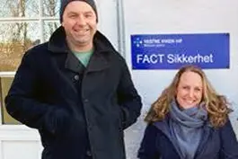 Asgeir Johnsen og Jeanette Rønningen jobber som vernepleiere på FACT Sikkerhet på Blakstad.