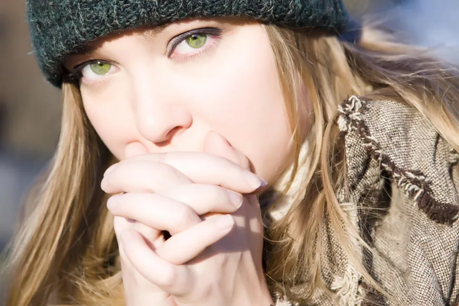 girl with green eyes