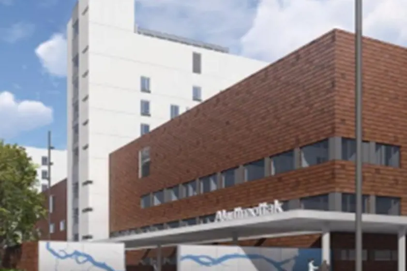 Illustrasjonsbilde av akuttmottaket​ ved det nye sykehuset i Drammen.​