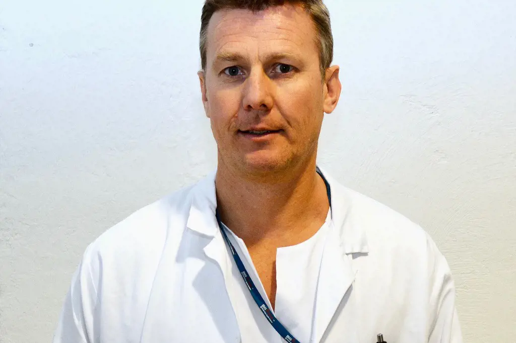 Fagsjef for forskning Lars Heggelund ved Drammen sykehus.