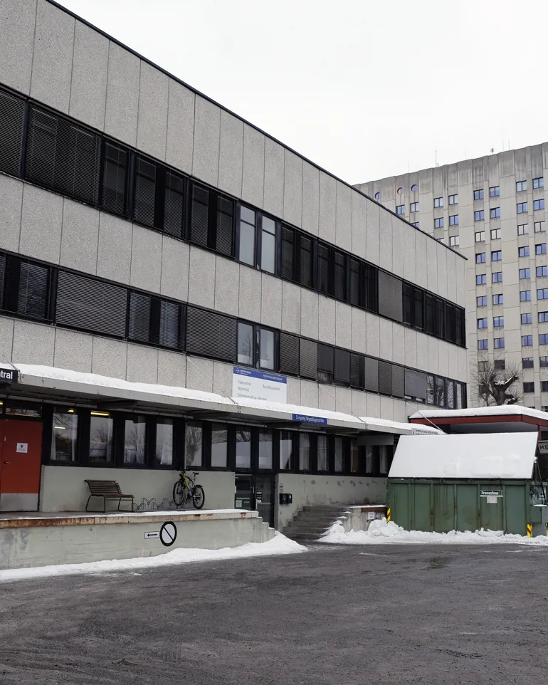 Forsyningssentralen ved Drammen sykehus, der Brystdiagnostisk senter holder til