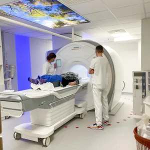 CT maskin med pasient