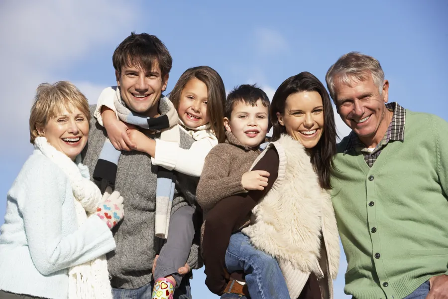 Illustrasjon av storfamilien