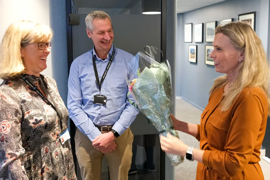 Blomsteroverrekking